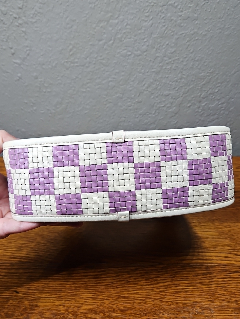 Coachtopia Ergo Bag In Woven Checkerboard Repurposed Leather - Picture 7 of 9